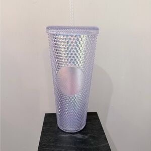 Starbucks 24oz Venti Iridescent White Studded Tumbler 2020